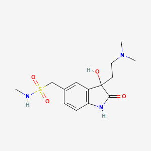 molecular formula C14H21N3O4S B13858852 Sumatriptan Hydroxy-Oxindole Impurity (Sumatriptan Impurity 1) 