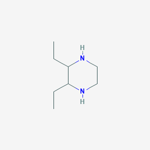 molecular formula C8H18N2 B13858857 2,3-Diethylpiperazine 