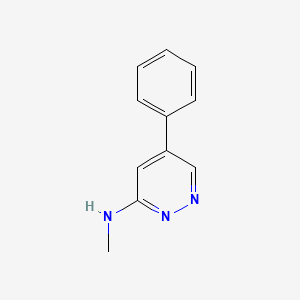 molecular formula C11H11N3 B13858898 N-Methyl-5-phenylpyridazin-3-amine 