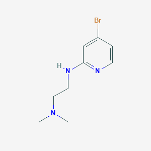 molecular formula C9H14BrN3 B13858932 N-(4-bromopyridin-2-yl)-N',N'-dimethylethane-1,2-diamine 