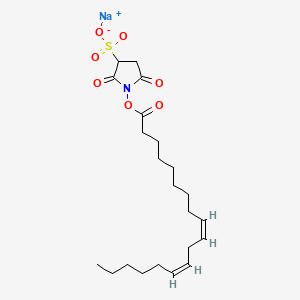molecular formula C22H34NNaO7S B13858952 Sulfosuccinimidyl linoleate sodium 