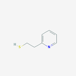 molecular formula C7H9NS B013859 2-Mercaptoethylpyridine CAS No. 2044-28-2