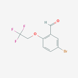 5-Bromo-2-(2,2,2-trifluoroethoxy)benzaldehyde