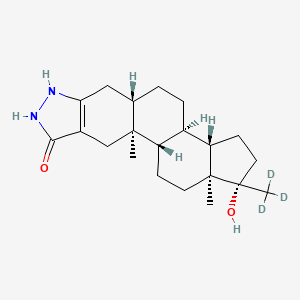 molecular formula C21H32N2O2 B13859062 3'-Hydroxy Stanozolol-d3 