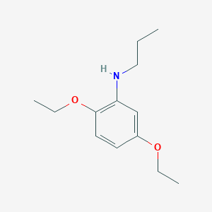molecular formula C13H21NO2 B1385907 (2,5-Diethoxyphenyl)propylamine CAS No. 1019564-08-9