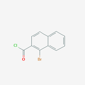 molecular formula C11H6BrClO B13859075 1-Bromonaphthalene-2-carbonyl chloride CAS No. 76373-11-0