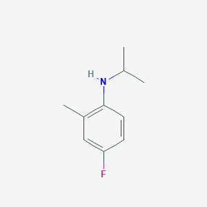4-fluoro-2-methyl-N-(propan-2-yl)aniline
