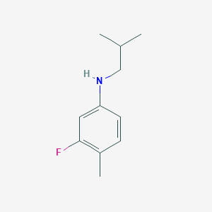 (3-Fluoro-4-methylphenyl)isobutylamine