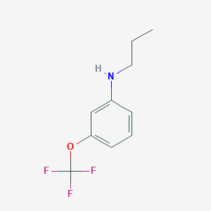 molecular formula C10H12F3NO B1385912 N-propyl-3-(trifluoromethoxy)aniline CAS No. 1020966-73-7
