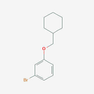 molecular formula C13H17BrO B1385913 1-Bromo-3-(cyclohexylmethoxy)benzene CAS No. 1382034-09-4