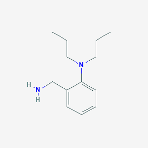 molecular formula C13H22N2 B1385917 2-(Aminomethyl)-N,N-dipropylaniline CAS No. 1020969-90-7