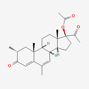 molecular formula C25H34O4 B13859204 tert-Butyldimethylsilyloxy-5-aza-2'-deoxycytidine 