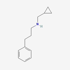 molecular formula C13H19N B1385921 N-(cyclopropylmethyl)-3-phenylpropan-1-amine CAS No. 1020979-64-9