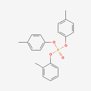 molecular formula C21H21O4P B13859237 Bis(p-cresyl) o-Cresyl Phosphate 