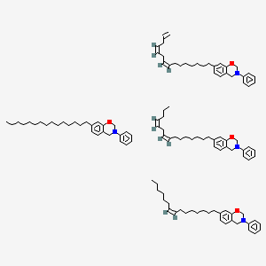 molecular formula C116H160N4O4 B13859268 Cardanol Based Benzoxazine (Mixture) 