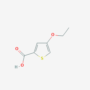 molecular formula C7H8O3S B1385929 4-Ethoxythiophene-2-carboxylic acid CAS No. 917980-53-1