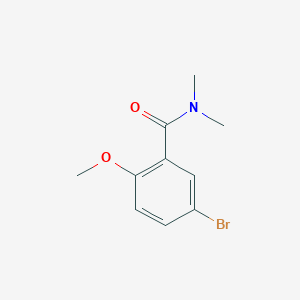 molecular formula C10H12BrNO2 B1385931 5-bromo-2-methoxy-N,N-dimethylbenzamide CAS No. 1030440-36-8