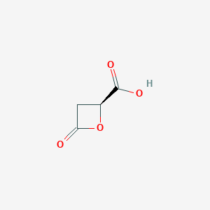 molecular formula C4H4O4 B13859330 (2S)-4-Oxo-2-oxetanecarboxylic Acid 