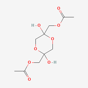 molecular formula C10H16O8 B13859352 3-Acetoxy-2-oxopropanol dimer 