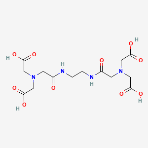 molecular formula C14H22N4O10 B13859363 N,N'-Diglycylethylenediamine-N'',N'',N''',N'''-tetraacetic Acid Hemihydrate 