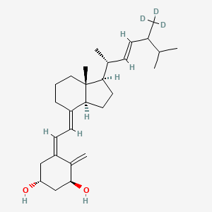 molecular formula C28H44O2 B13859423 1alpha-Hydroxy Vitamin D2-d3 