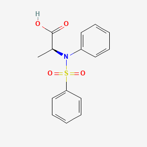 N-Phenyl-N-(phenylsulfonyl)alanine