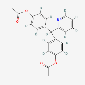 molecular formula C22H19NO4 B13859453 Bisacodyl-d13 