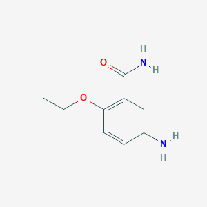molecular formula C9H12N2O2 B1385947 5-Amino-2-ethoxybenzamide CAS No. 81929-48-8