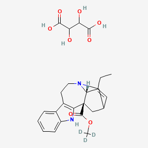 molecular formula C25H30N2O8 B13859510 Catharanthine-d3 Tartrate Salt 