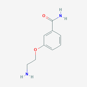 molecular formula C9H12N2O2 B1385952 3-(2-Aminoethoxy)benzamide CAS No. 712262-45-8