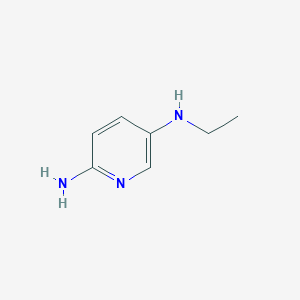 molecular formula C7H11N3 B13859574 5-Ethylaminopyridine-2-amine 