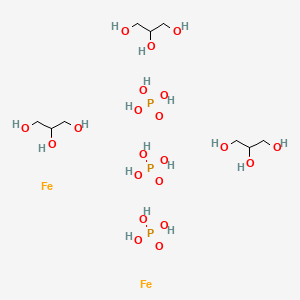molecular formula C9H33Fe2O21P3 B13859577 Ferricglycerophosphate (Technical Grade) 