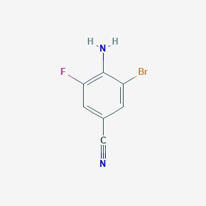 molecular formula C7H4BrFN2 B1385958 4-Amino-3-bromo-5-fluorobenzonitrile CAS No. 874880-58-7