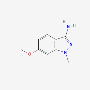 molecular formula C9H11N3O B1385961 6-Methoxy-1-methyl-1H-indazol-3-amine CAS No. 1031927-24-8