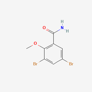 3,5-Dibromo-2-methoxybenzamide