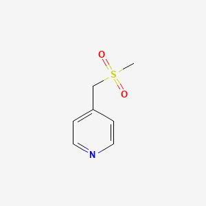 molecular formula C7H9NO2S B13859643 4-(Methylsulfonylmethyl)pyridine 