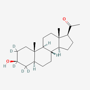 molecular formula C21H34O2 B13859649 Isopregnanolone-d5 