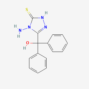 (4-Amino-5-mercapto-4H-1,2,4-triazol-3-yl)(diphenyl)methanol