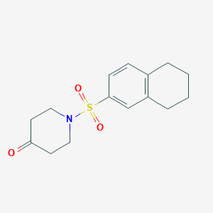 1-(5,6,7,8-Tetrahydronaphthalen-2-ylsulfonyl)piperidin-4-one