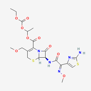 molecular formula C20H25N5O9S2 B13859741 O-Desisopropyl-O-ethylCefpodoximeProxetil 