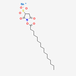 molecular formula C20H34NNaO7S B13859744 Sulfosuccinimidyl Palmitate Sodium 