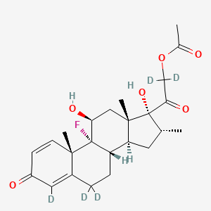 molecular formula C24H31FO6 B13859754 21-O-Acetyl Dexamethasone-d5 