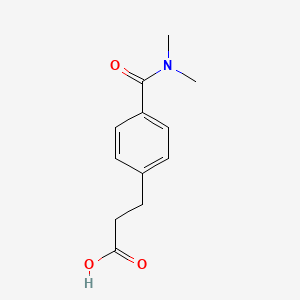 3-[4-(Dimethylcarbamoyl)phenyl]propanoic acid