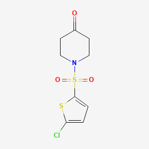 1-[(5-Chloro-2-thienyl)sulfonyl]piperidin-4-one