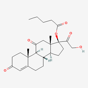 molecular formula C26H36O6 B13859867 Cortisone 17-Valerate 