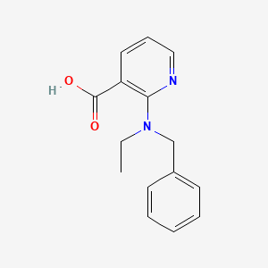 molecular formula C15H16N2O2 B1385987 2-[Benzyl(ethyl)amino]nicotinic acid CAS No. 1040076-82-1