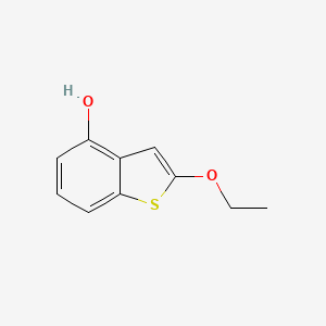 molecular formula C10H10O2S B13859918 2-Ethoxybenzo[b]thiophen-4-ol 