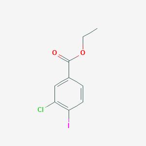 molecular formula C9H8ClIO2 B1385993 Ethyl 3-chloro-4-iodobenzoate CAS No. 874831-02-4