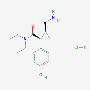 molecular formula C15H23ClN2O2 B13859961 p-HydroxyLevomilnacipranHydrochloride 