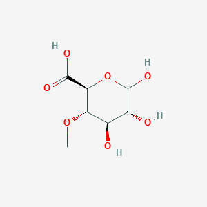 molecular formula C7H12O7 B13859962 4-O-Methylglucopyranuronic acid CAS No. 6778-34-3